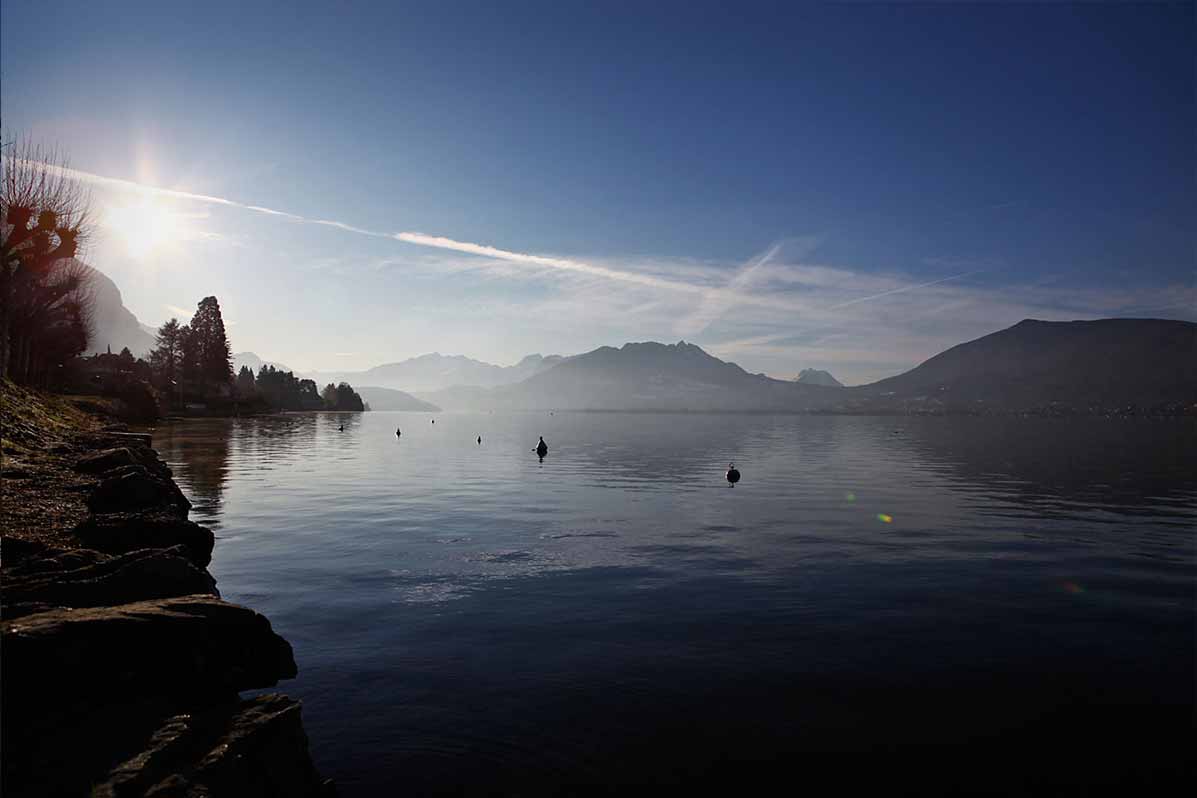Bord du lac d'Annecy